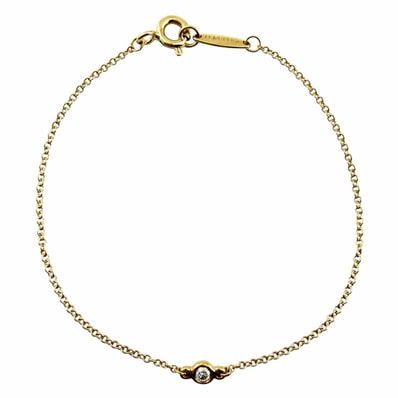 美品 ティファニー ブレスレット エルサペレッティ イエローゴールド