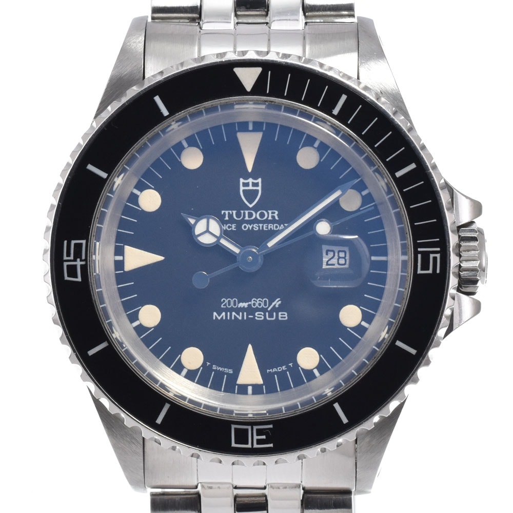 チューダー TUDOR 94400 プリンス デイト ミニサブ ブラック 自動巻き ユニセックス 良品 腕時計 N#150705
