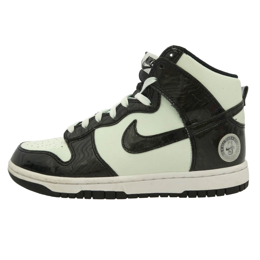 NIKE ナイキ 21SS DD1398-300 Dunk High All Star ダンク ハイ オールスター スニーカー ライトブルー系 ブラック系 24.5cm【中古】