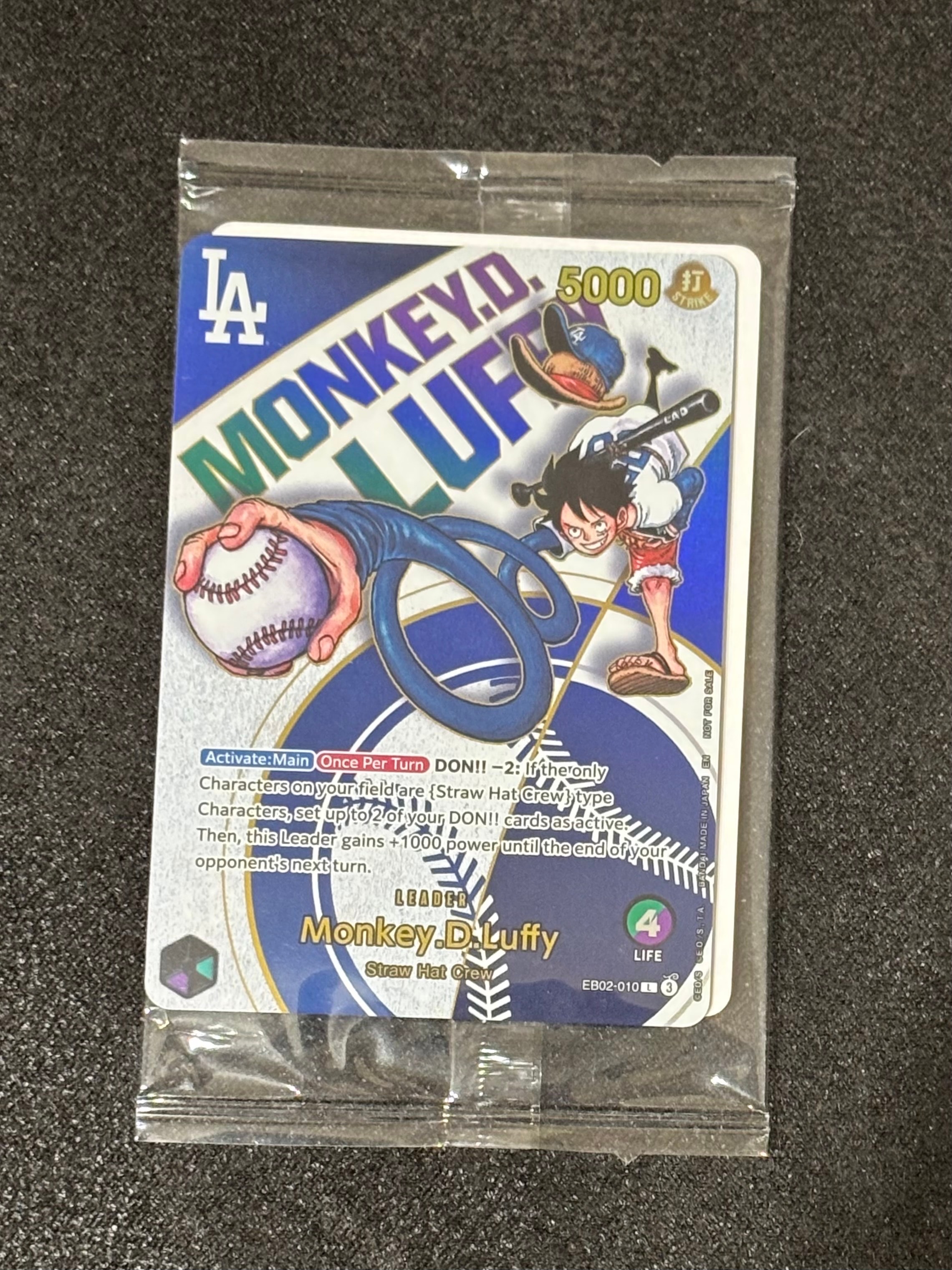 PSA10】モンキー・D・ルフィ L-P [EB02-010](エクストラブースター