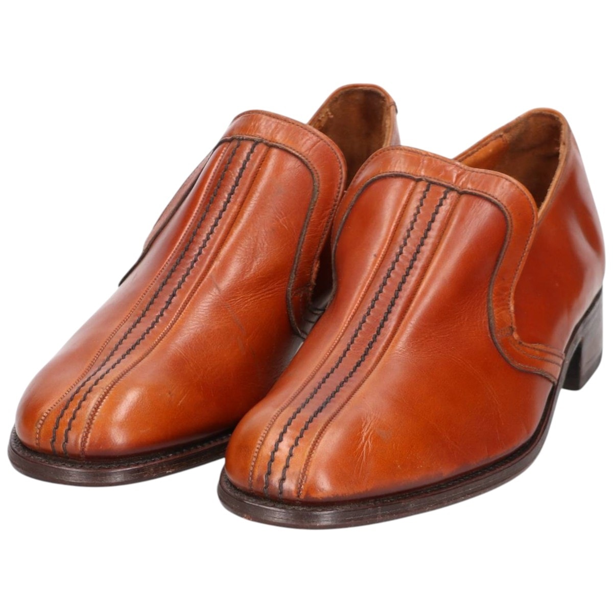 古着 ローク Loake ヴァンプローファー 英国製 7 1/2 メンズ26.0cm相当/saa014735