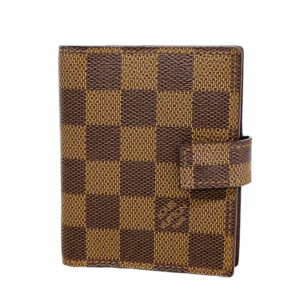 【6dd4485】ルイヴィトン カードケース ダミエ アジェンダミニ R20705 エベヌ【中古】メンズ レディース ユニセックス