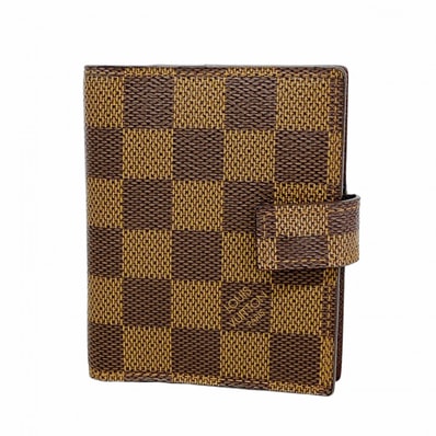 【6dd4485】ルイヴィトン カードケース ダミエ アジェンダミニ R20705 エベヌ【中古】メンズ レディース ユニセックス