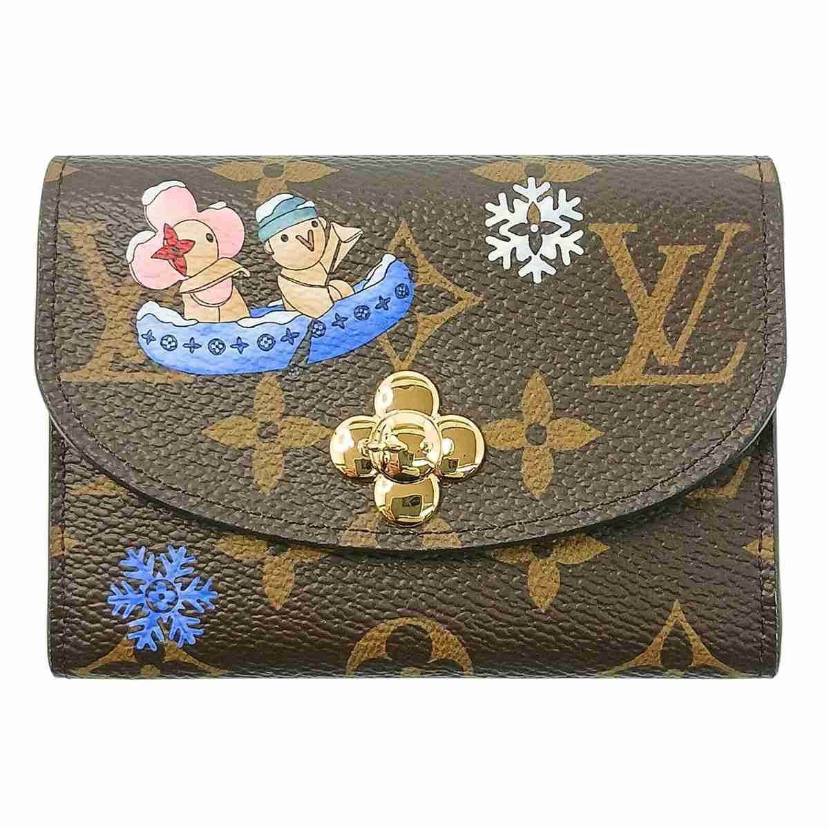 LOUIS VUITTON ルイ・ヴィトン ポルトモネ ロザリ コインケース M15323 モノグラム ブラウン レディース【中古】