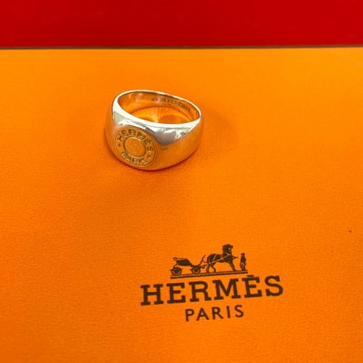 HERMES エルメス セリエ リング シルバー925 K18イエローゴールド リング・指輪 12号 シルバー
26870