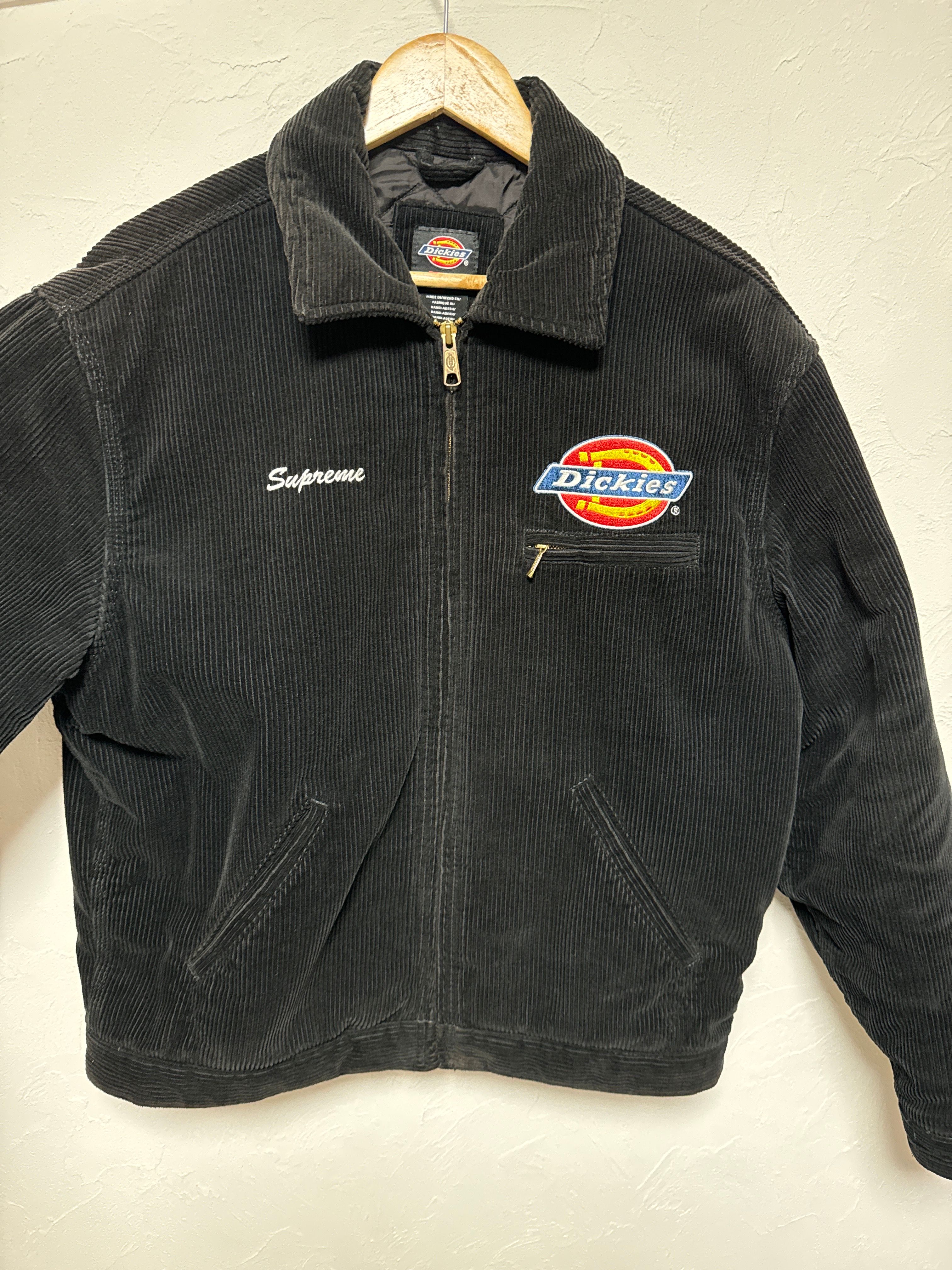 Supreme x Dickies Corduroy Work Jacket "Black"