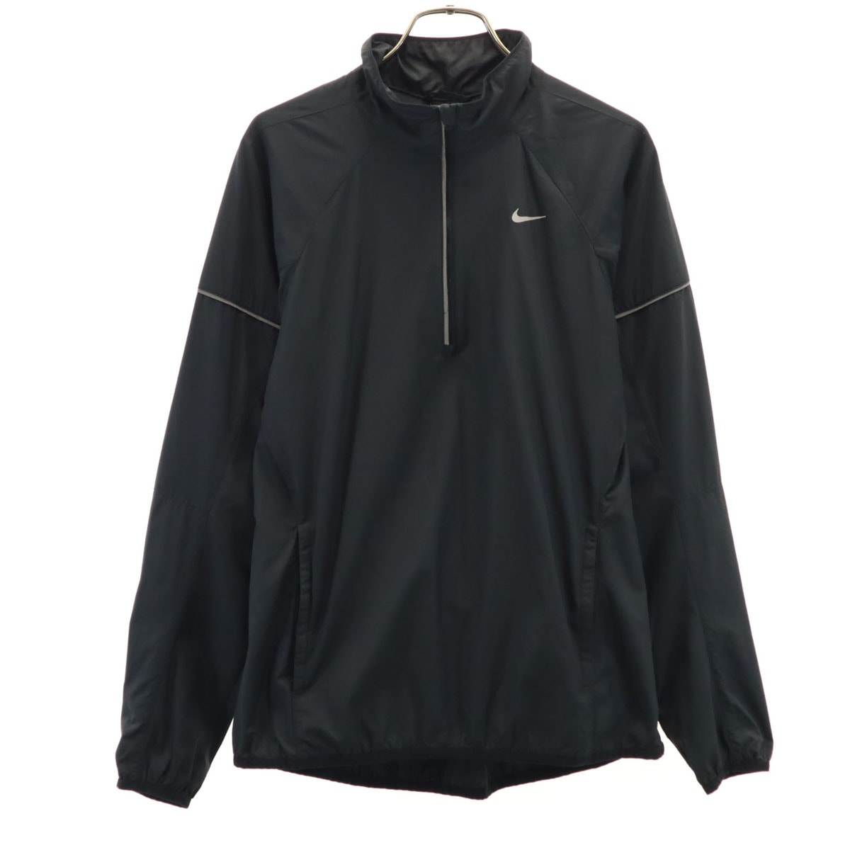 NIKE ナイキ トレーニング ハーフジップ ウインドブレーカー M チャコールブラック プルオーバー
