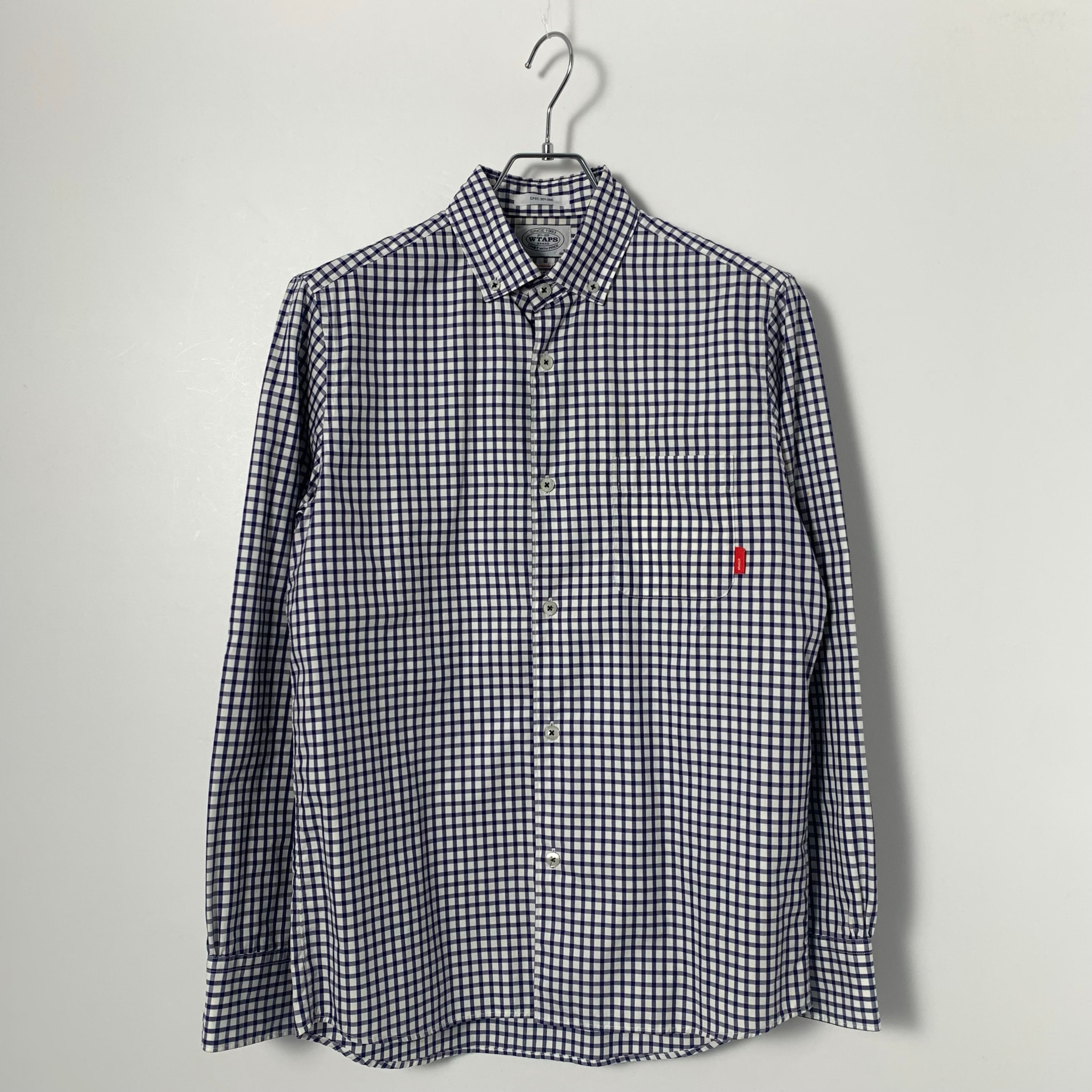 WTAPS SHIRTS. COTTON. ROIYAL TWILL Navy