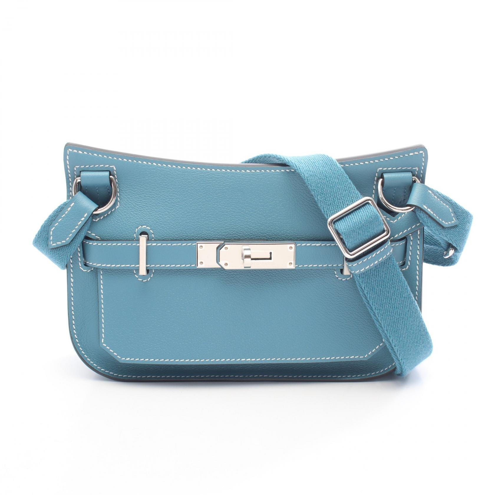 エルメス HERMES ジプシエール ミニ ニューブルージーン ショルダーバッグ バッグ エバーカラー エバーカラー B刻印(2023年製造) レディース ブルー系 【中古】