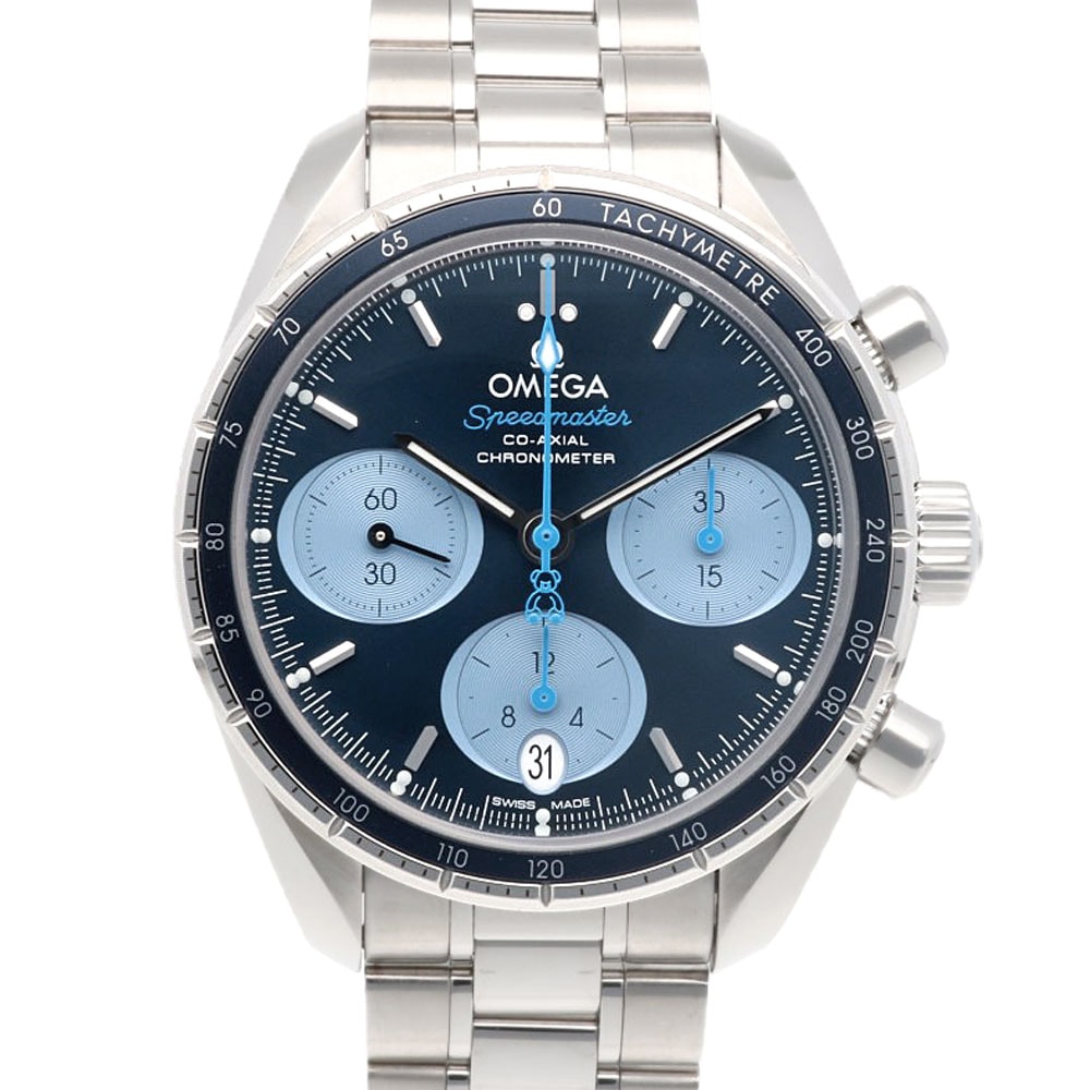 オメガ スピードマスター 腕時計 時計 ステンレススチール 32430385003002 自動巻き メンズ 1年保証 OMEGA  中古