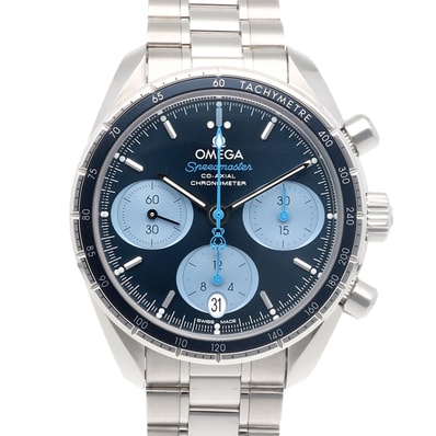 オメガ スピードマスター 腕時計 時計 ステンレススチール 32430385003002 自動巻き メンズ 1年保証 OMEGA 中古