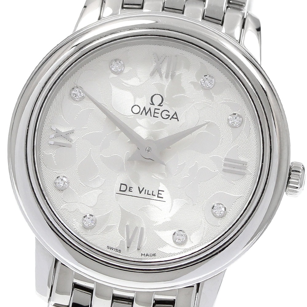 オメガ デビル プレステージ バタフライ レディース 【中古】