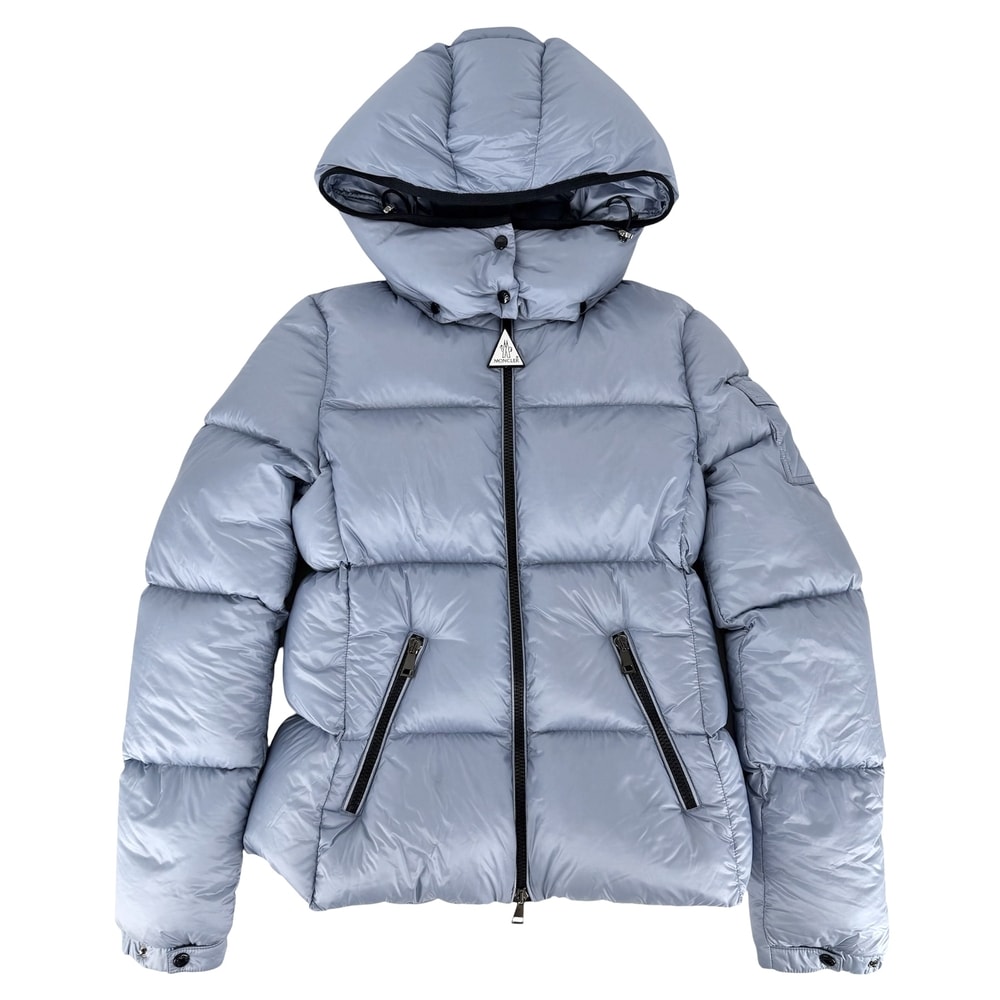 MONCLER モンクレール ダウンジャケット FOURMI GIUBBOTTO アウター アパレル 服 ブルー 青 ブラック金具 ナイロン    メンズ 冬【中古品】