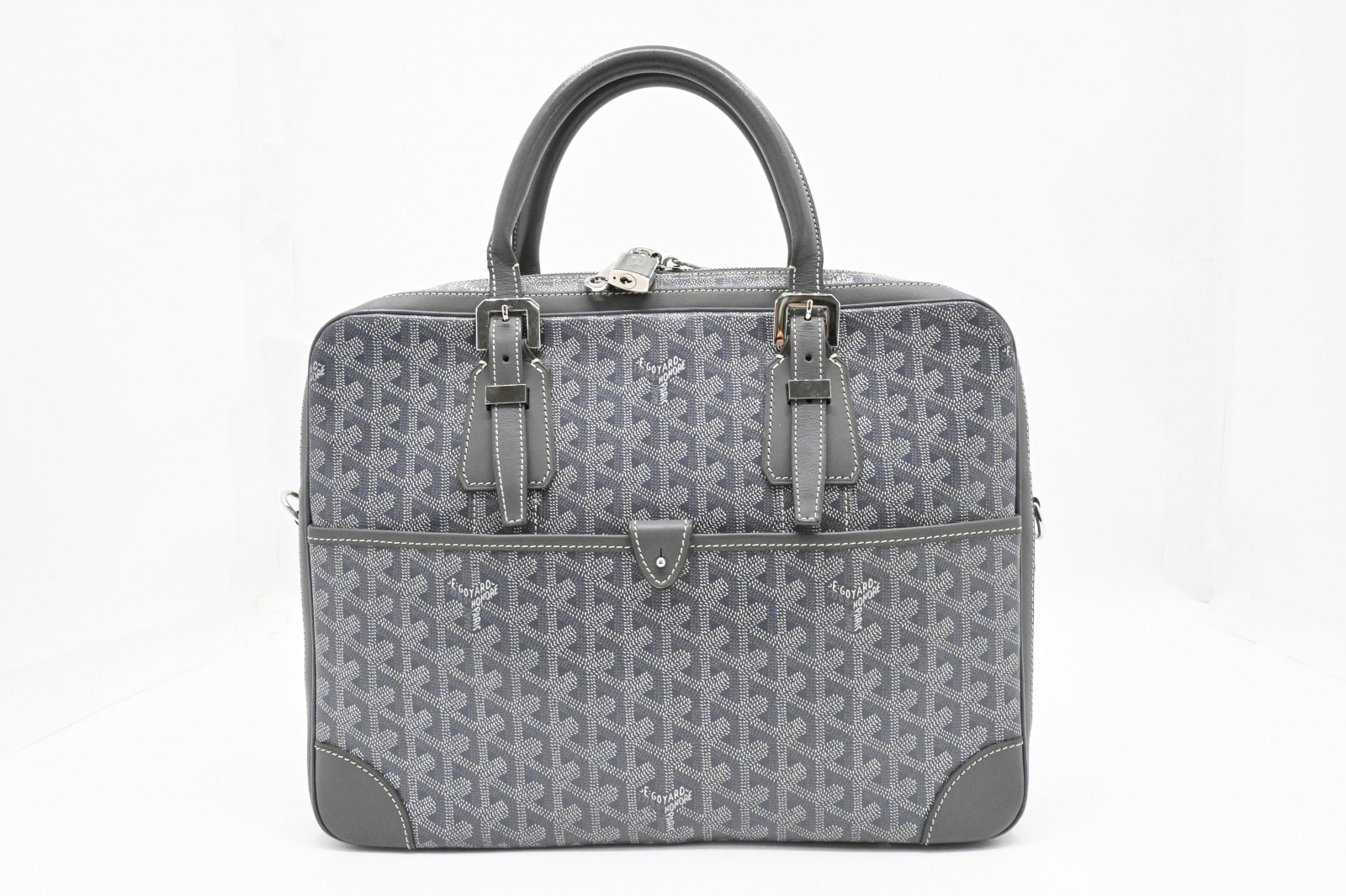 ゴヤール アンバサード PM ゴヤ―ディンキャンバス グレー