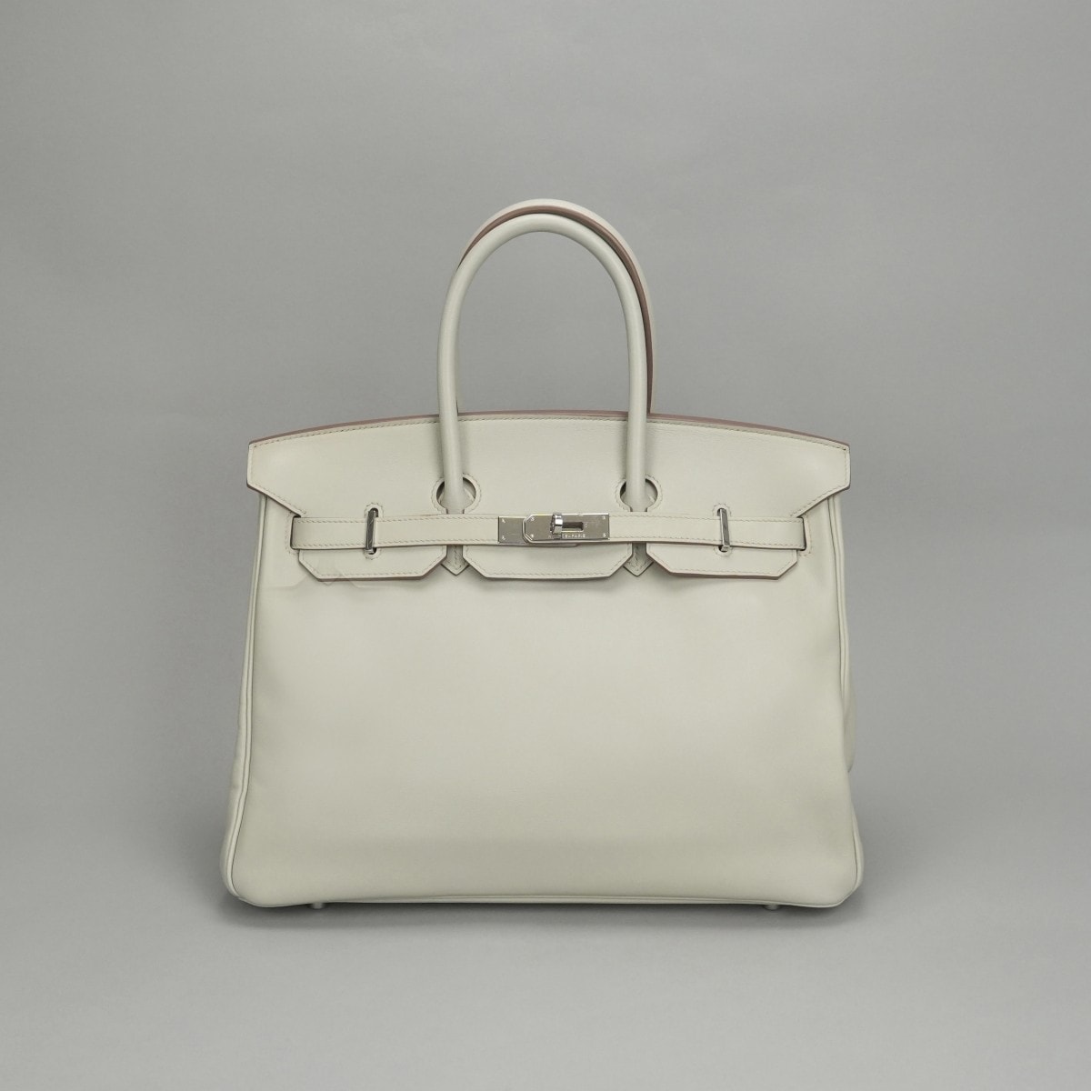 エルメス HERMES バーキン35 バーキン 35 バッグ トートバッグ スイフト パールグレー Pearl Gray グレー Gray シルバー金具 ハンドバッグ ヴォースイフト