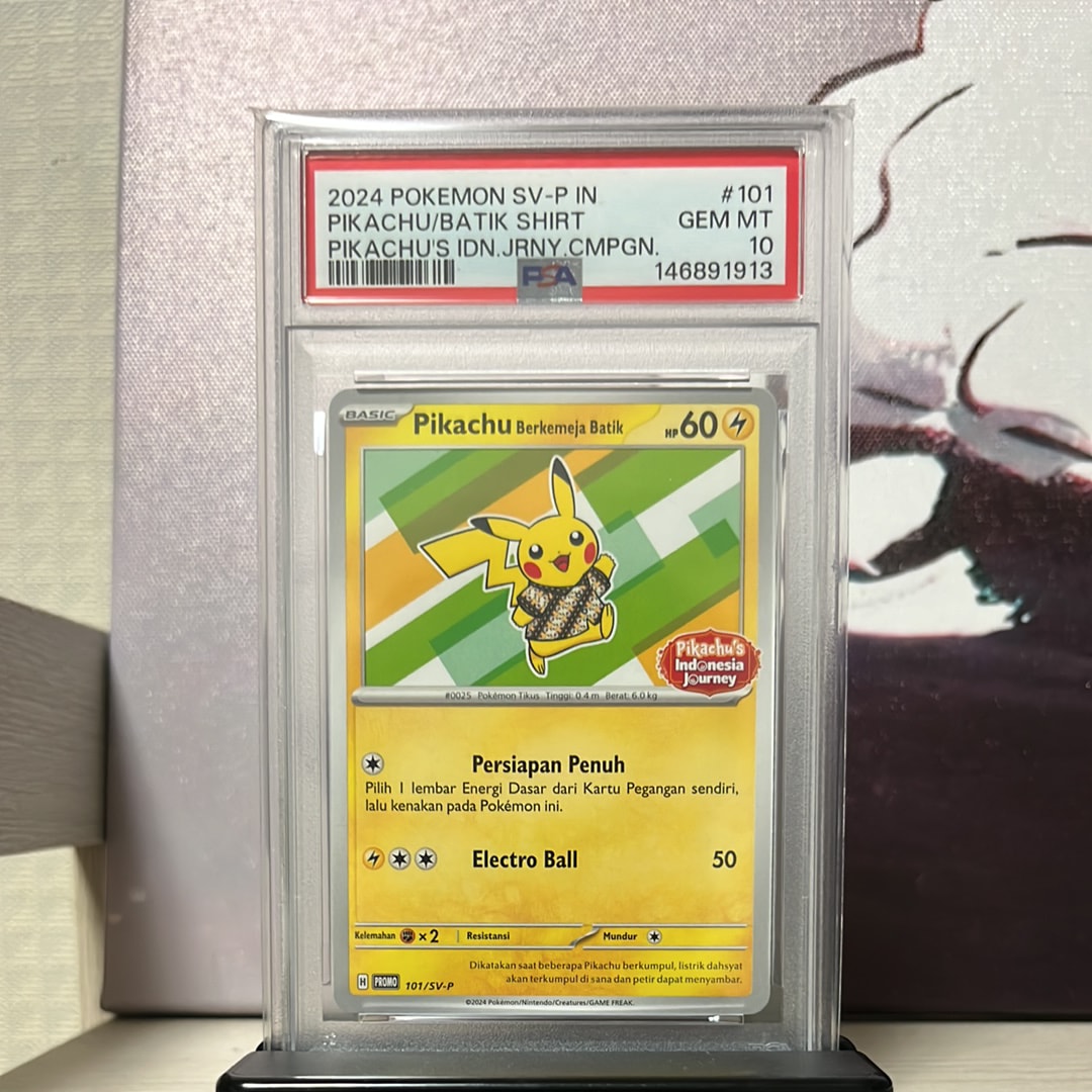 2024 ピカチュウ バティックシャツ #190 Gem Mint 10 PSA10】バティックシャツのピカチュウ 190/SV-P 【公式通販】