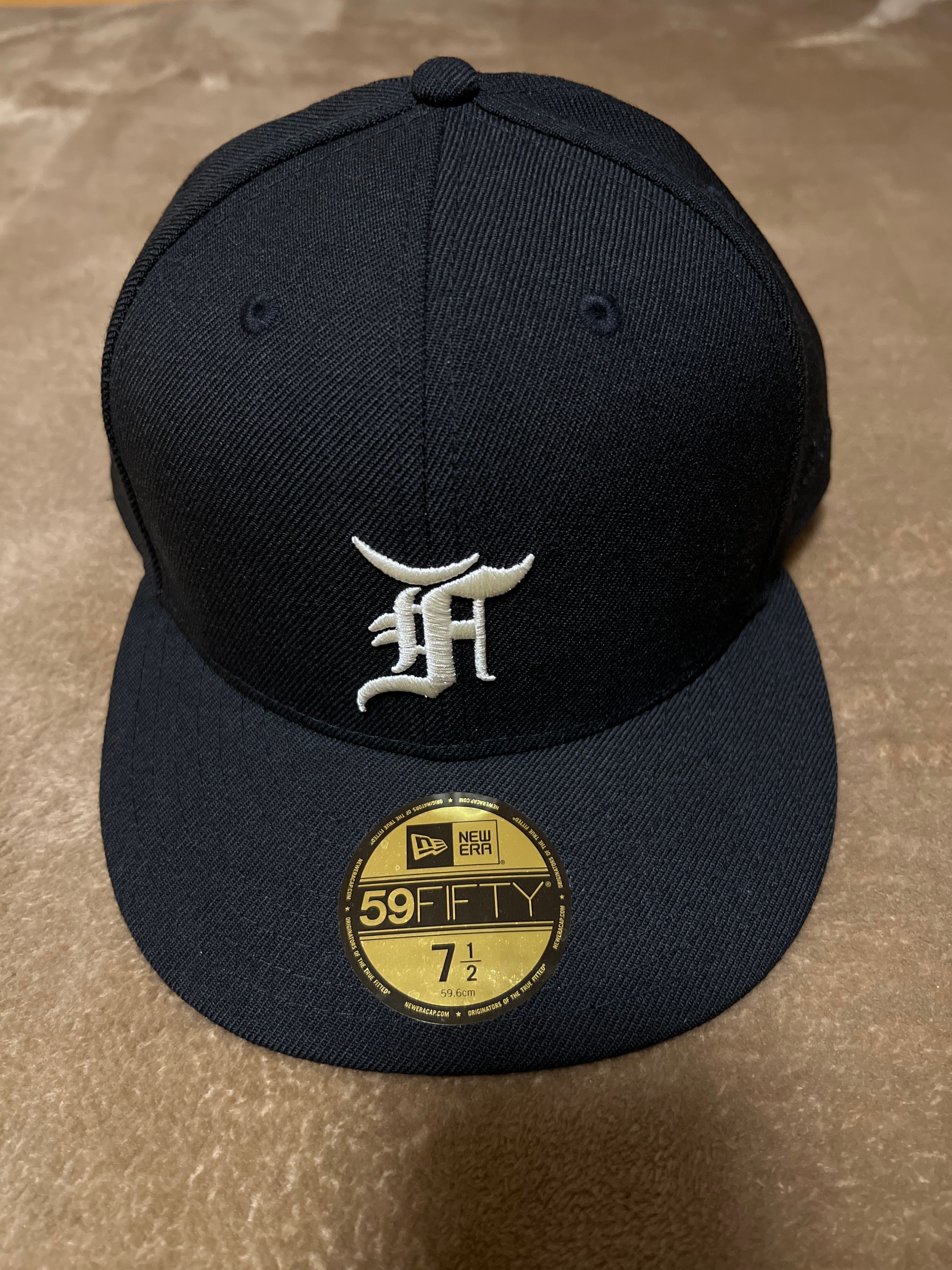 NEW ERA FEAR OF GOD ESSENTIALS 59FIFTY F LOGO Under Visor "Black"