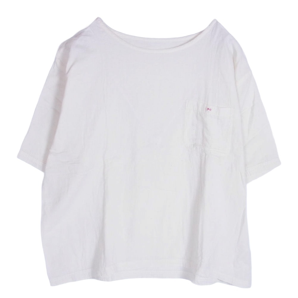 PORTER CLASSIC ポータークラシック Tシャツ GAUZE T-SHIRT ガーゼ 半袖 Tシャツ オフホワイト系 4【中古】