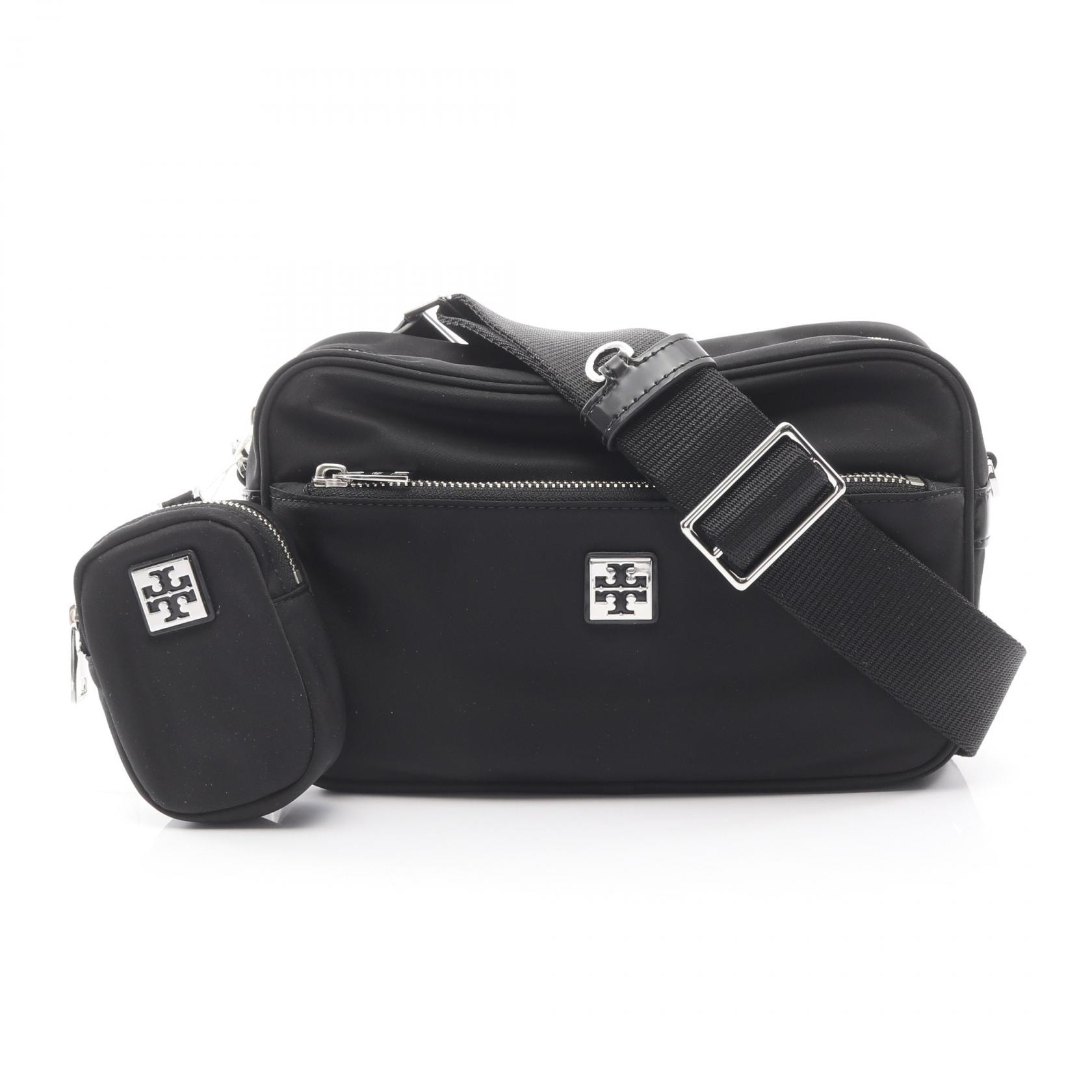 トリーバーチ Tory Burch VIRGINIA ヴァージニア ショルダーバッグ バッグ ナイロン レディース ブラック系 169166001 【新品】