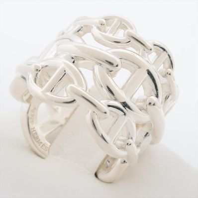 エルメス シェーヌダンクル アンシェネGM 925 50 シルバー レディ