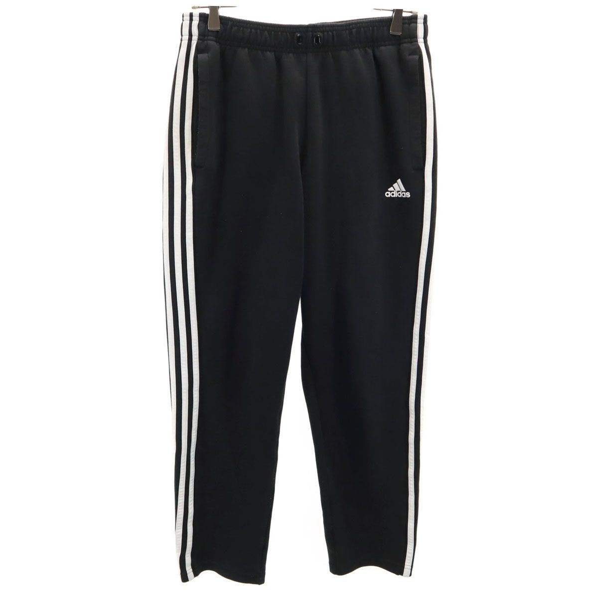 adidas アディダス テーパード スウェットパンツ L ブラック