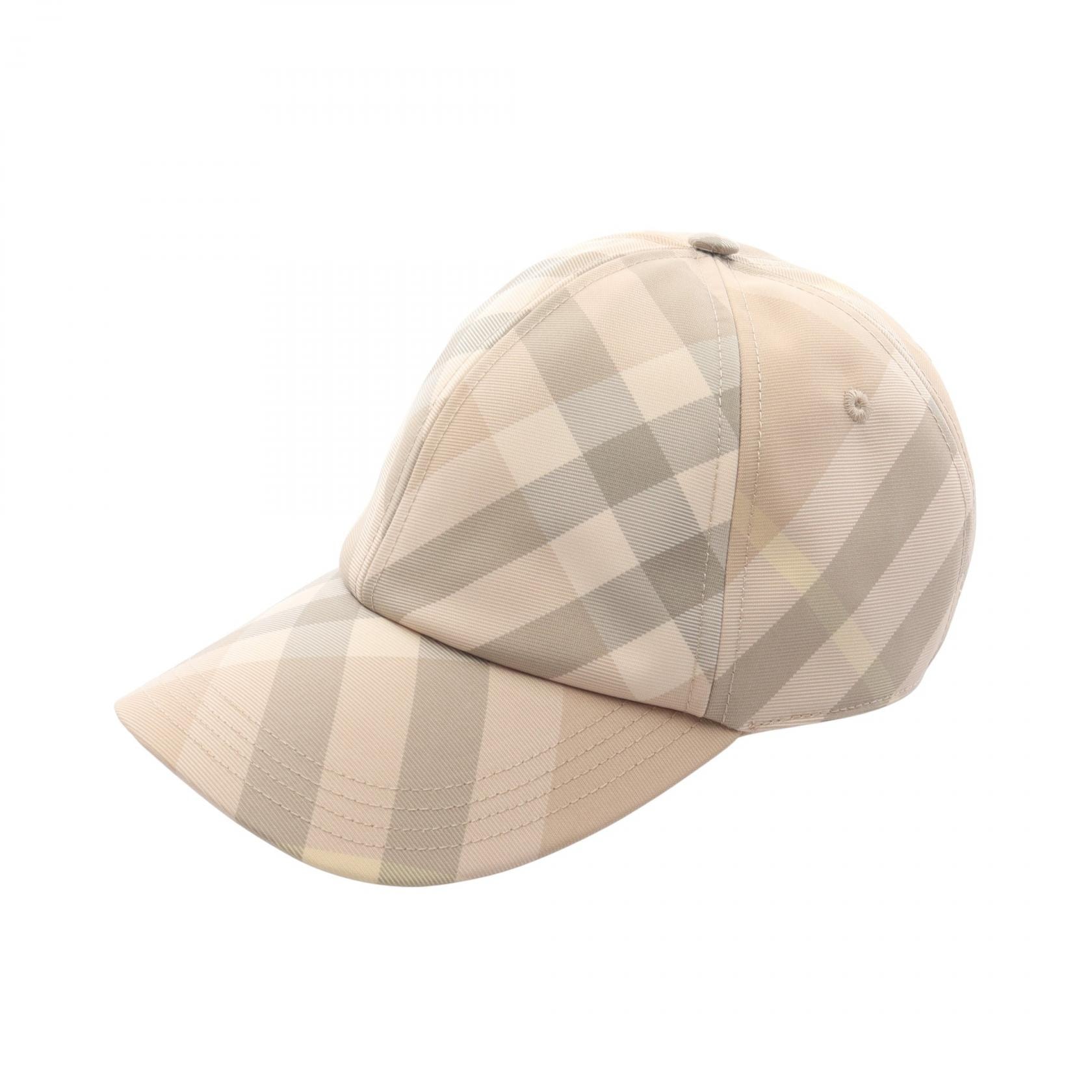 バーバリー BURBERRY ベースボールキャップ 帽子 ポリエステル メンズ レディース ベージュ系 / マルチカラー 【中古】