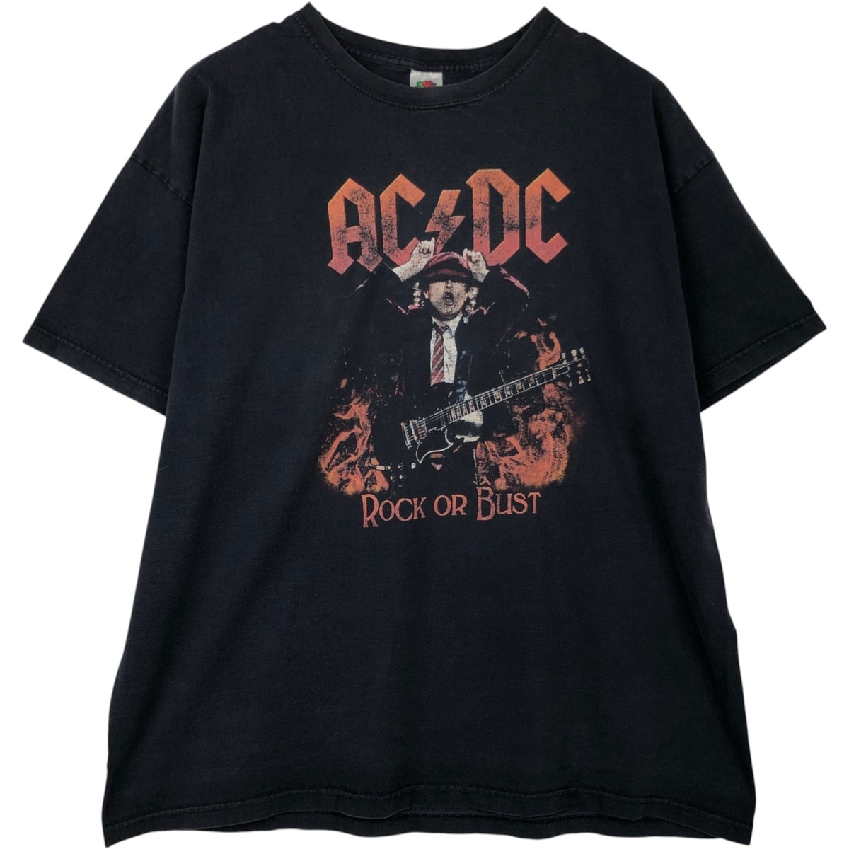 古着 フルーツオブザルーム FRUIT OF THE LOOM AC/DC エーシーディーシー バンドTシャツ バンT メンズXXL相当/eaa648399
