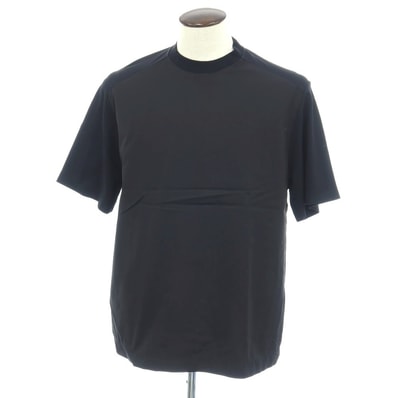 【中古】オーエーエムシー OAMC コットン 切り替えデザイン クルーネック 半袖Tシャツ ブラック【サイズL】【メンズ】