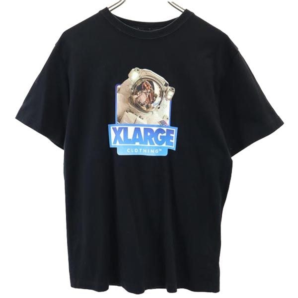 XLARGE エクストララージ ロゴプリント 半袖 Tシャツ S ブラック
