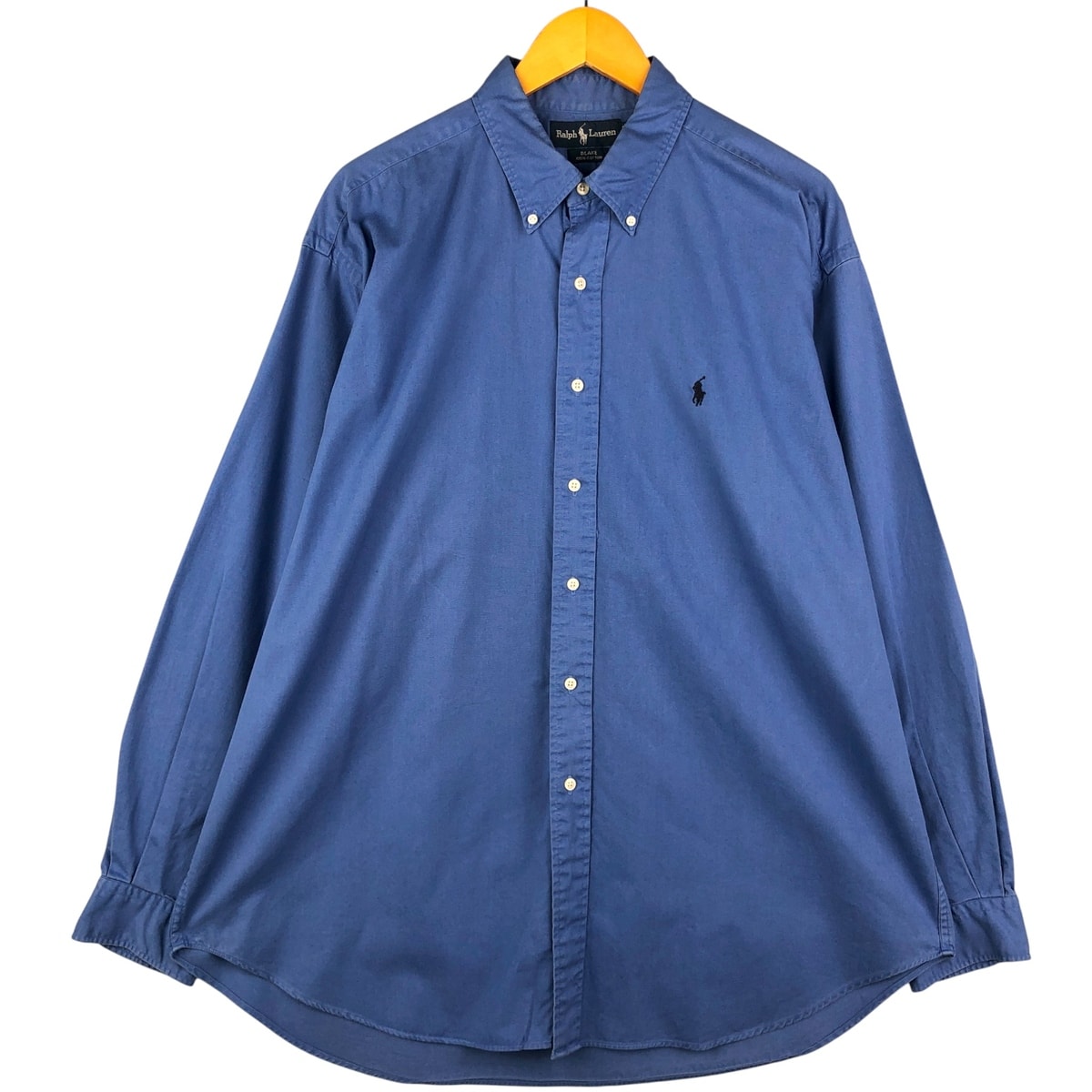 古着 ラルフローレン Ralph Lauren BLAKE 長袖 ボタンダウンシャツ メンズXL相当/eaa594727