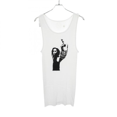Chrome Hearts Richard Stark Print Tank Top "White/Black"
