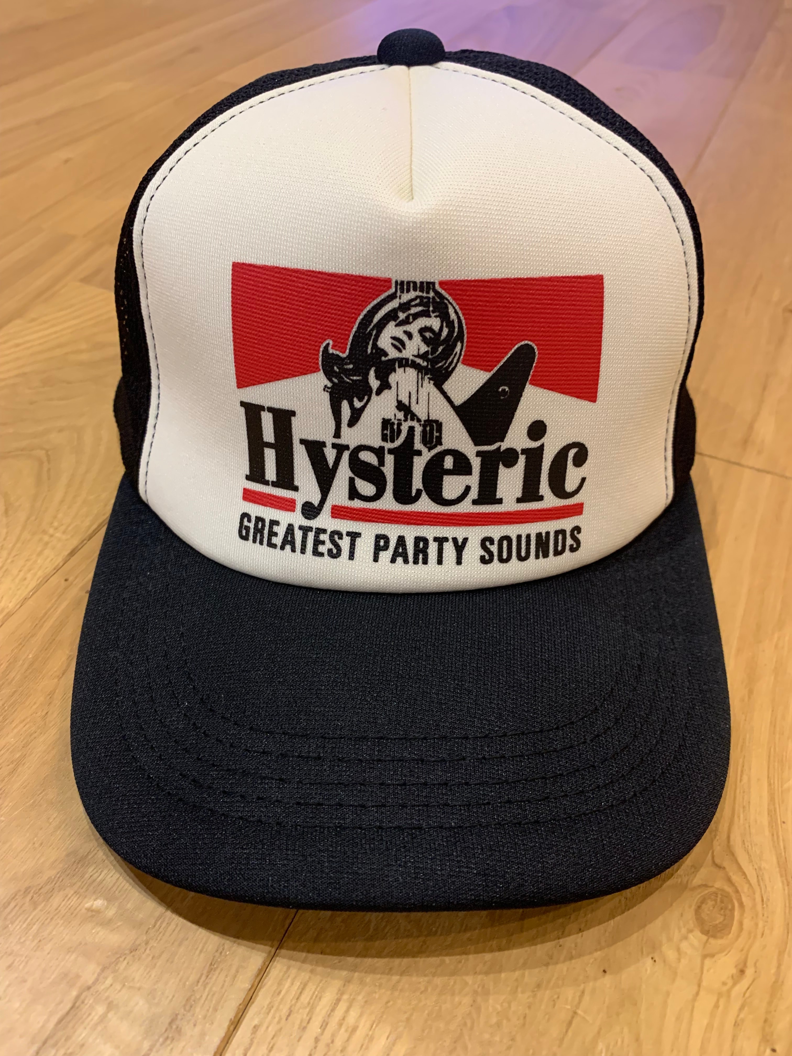 HYSTERIC GLAMOUR Guitar Girl Mesh Cap "Black" 02233QH05