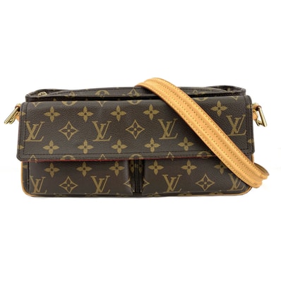 LOUIS VUITTON ルイ・ヴィトン ワンショルダー ヴィバ シテMM ハンドバッグ ショルダーバッグ M51164 モノグラム ブラウン レディース【中古】