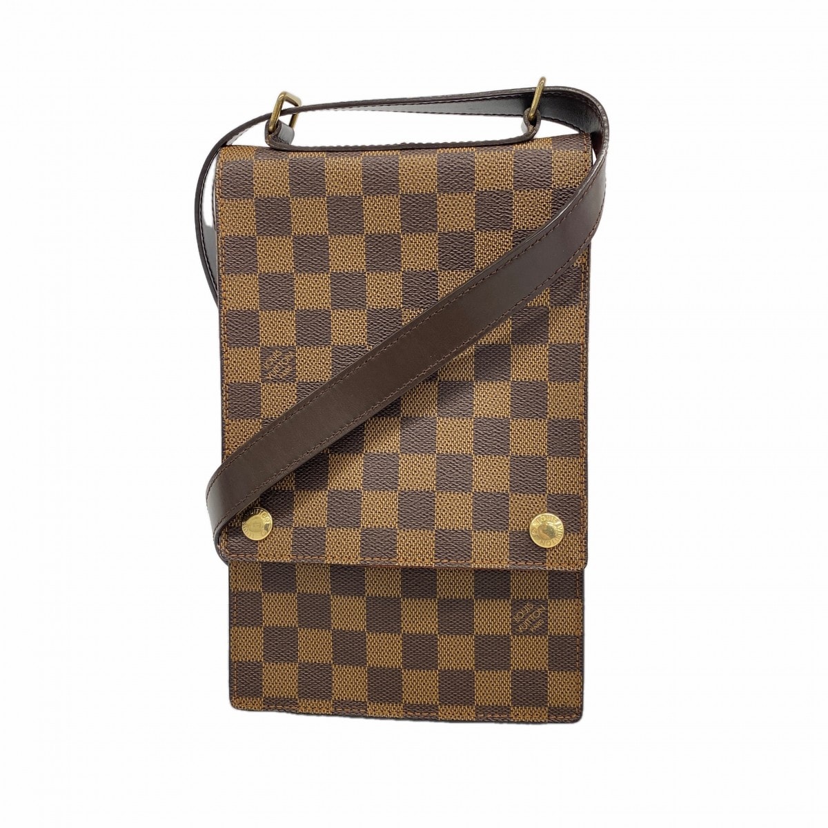 ★SALE【6db1989】ルイヴィトン ショルダーバッグ ダミエ ポートベロー N45271 エベヌ【中古】レディース