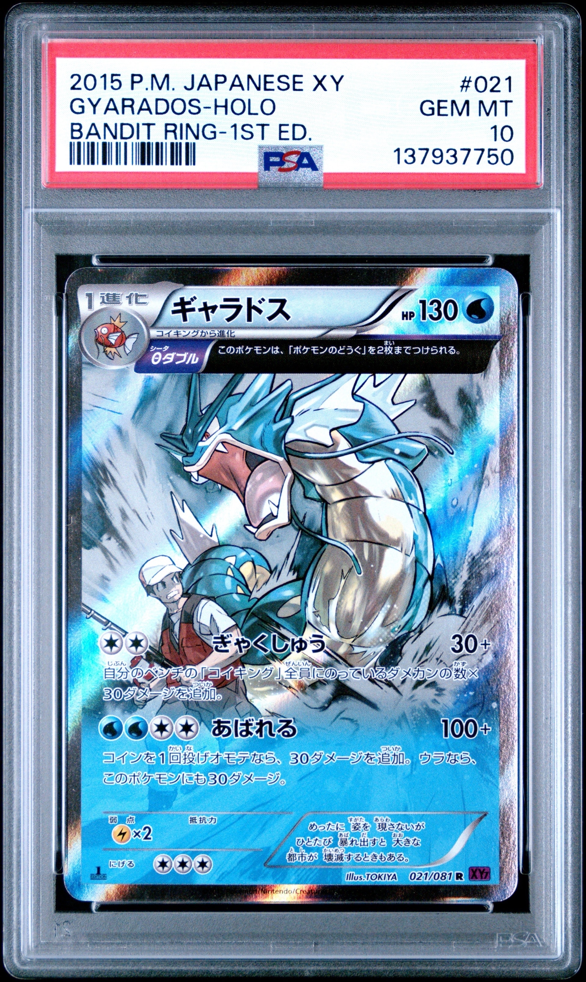 ギャラドス R :1ED [XY7 021/081](拡張パック「バンデットリング」)