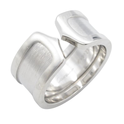 カルティエ CARTIER C2 リング リング・指輪 ジュエリー K18WG(ホワイトゴールド) レディース シルバー系 B440655 【中古】
