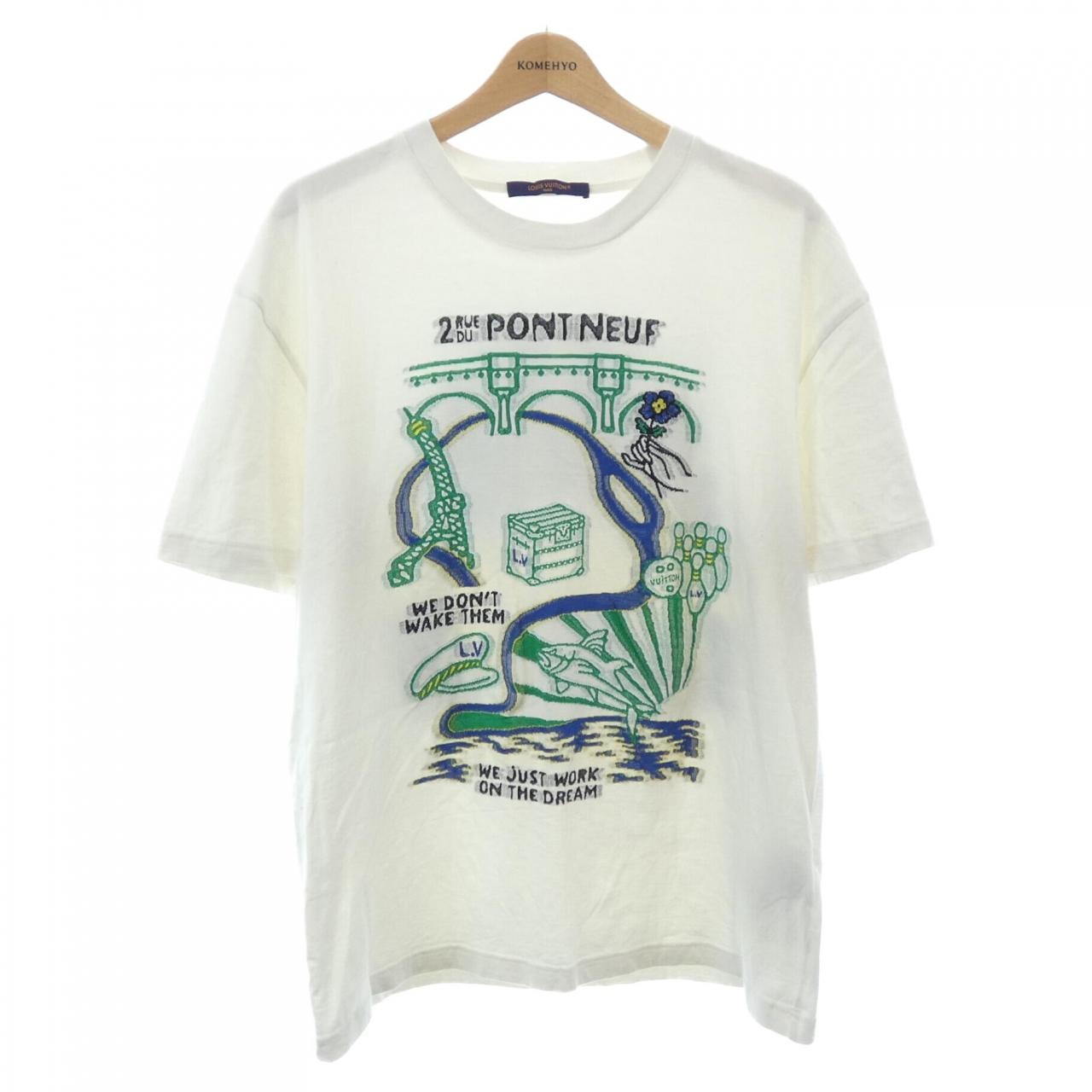 ルイヴィトン LOUIS VUITTON HQY72WIGT Tシャツ VUITTON LOUIS ルイ 