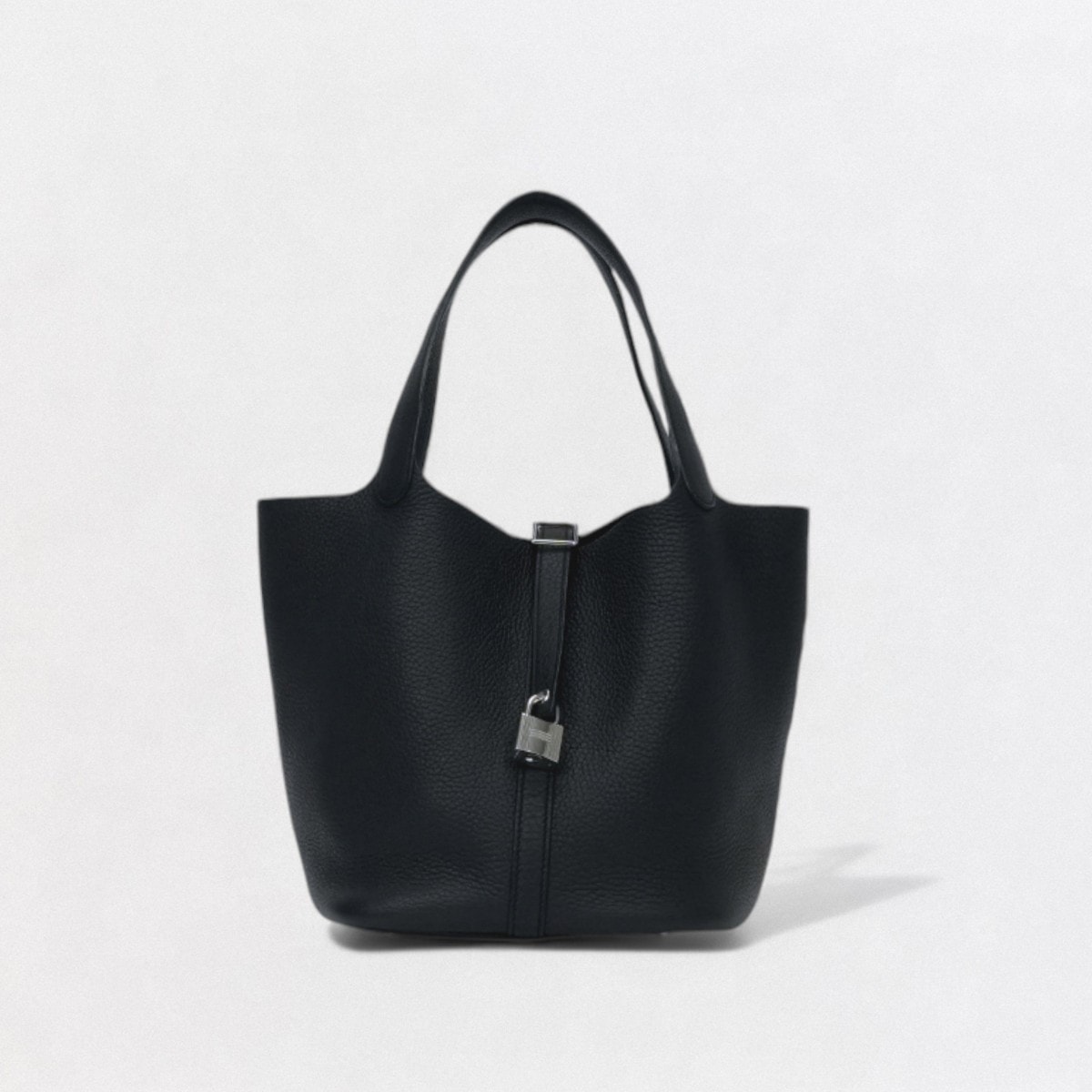 エルメス HERMES ピコタンロックMM ピコタンロック MM ピコタンロック22 バッグ トートバッグ トリヨンクレマンス ノワール Noir ブラック Black 黒 シルバー金具 ハンドバッグ ピコタンMM ピコタン22