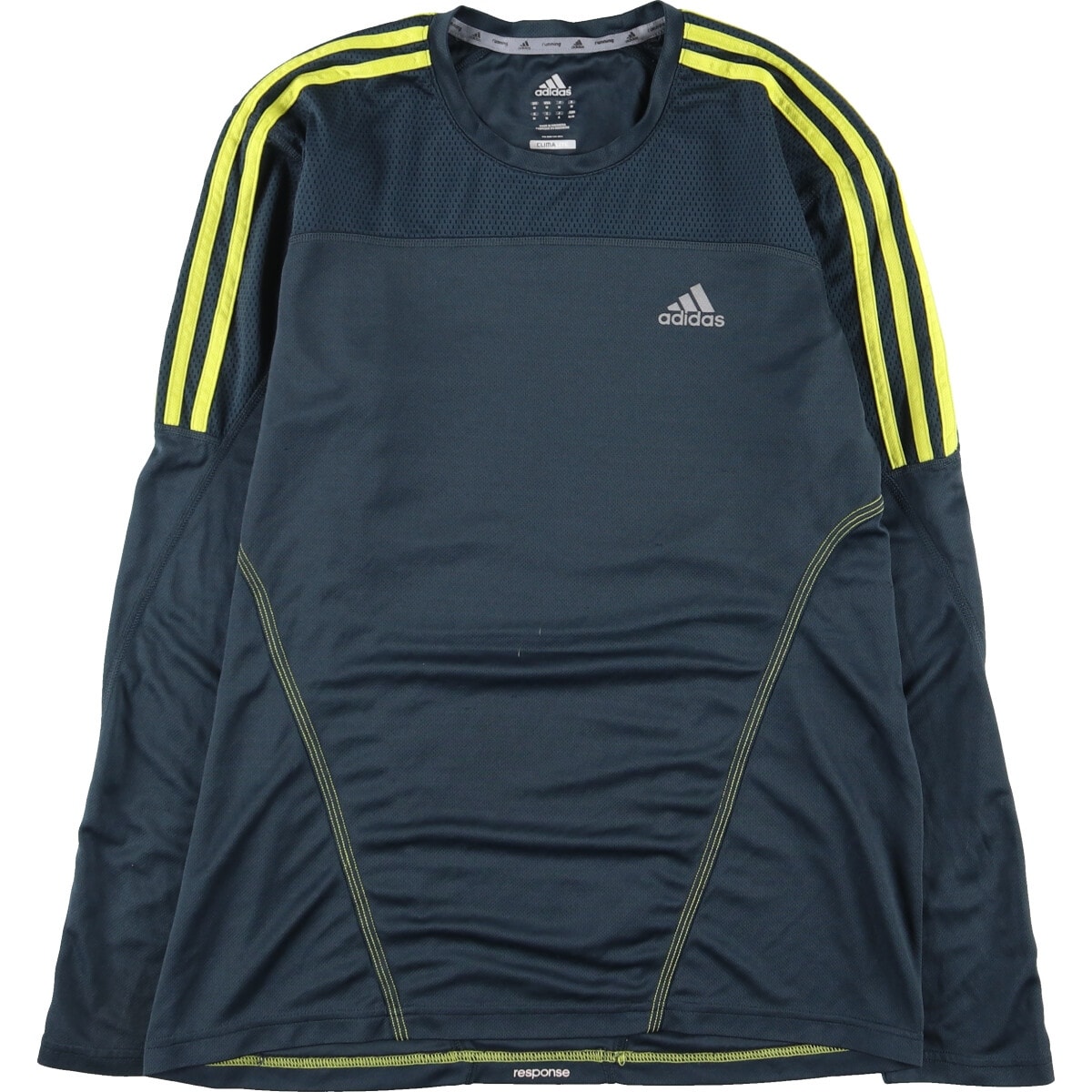 古着 00年代 アディダス adidas CLIMALITE メッシュ スポーツTシャツ メンズM/eaa441716