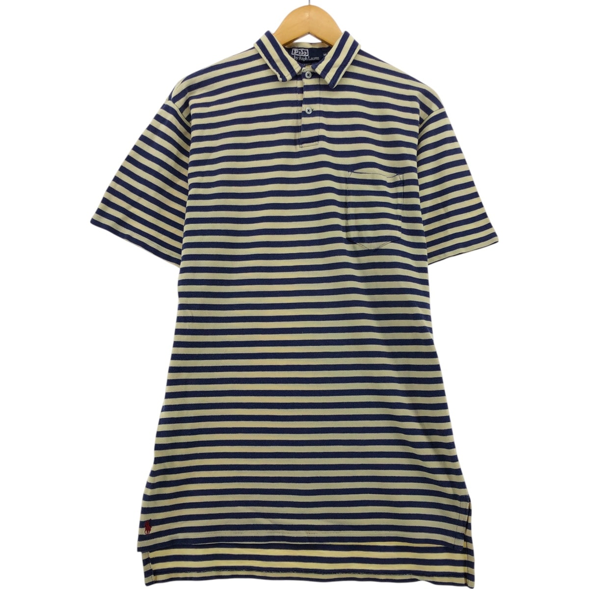 古着 90年代 ラルフローレン Ralph Lauren POLO by Ralph Lauren 半袖 ボーダー ポロシャツ USA製 メンズM相当 ヴィンテージ/eaa563864