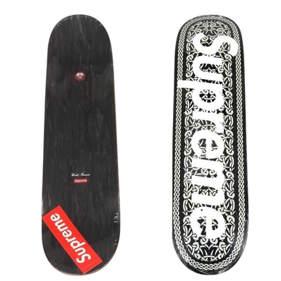 【中古】シュプリーム Supreme 2021年秋冬 Celtic Knot Skateboard スケートボード デッキ スケボー ブラック【サイズ8.5×32.125】【メンズ】