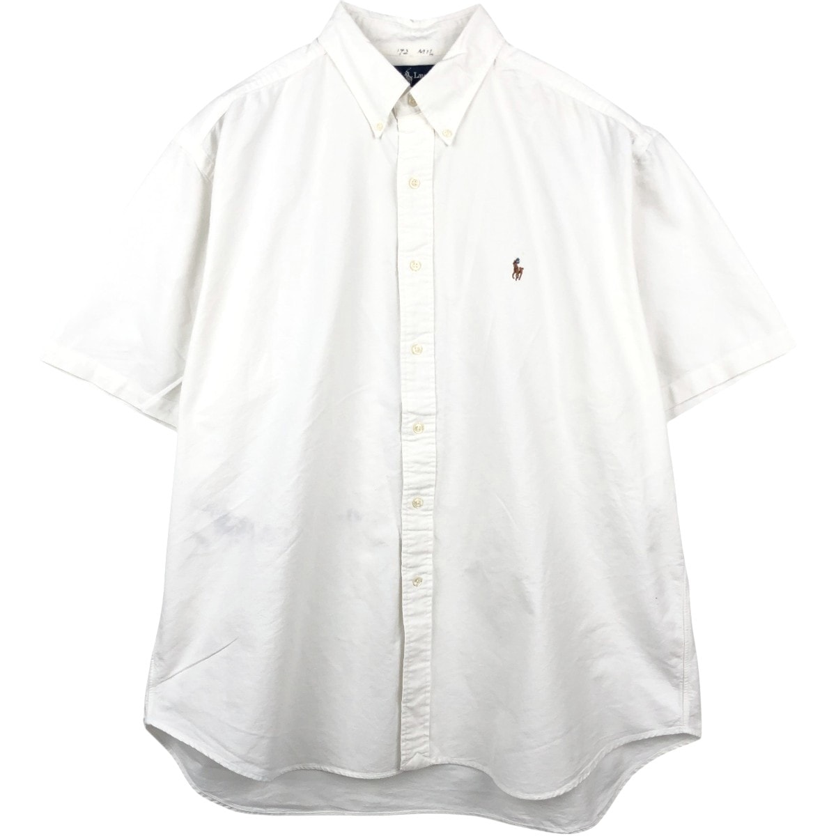 古着 ラルフローレン Ralph Lauren BLAKE 半袖 ボタンダウンシャツ メンズXL相当/eaa665124