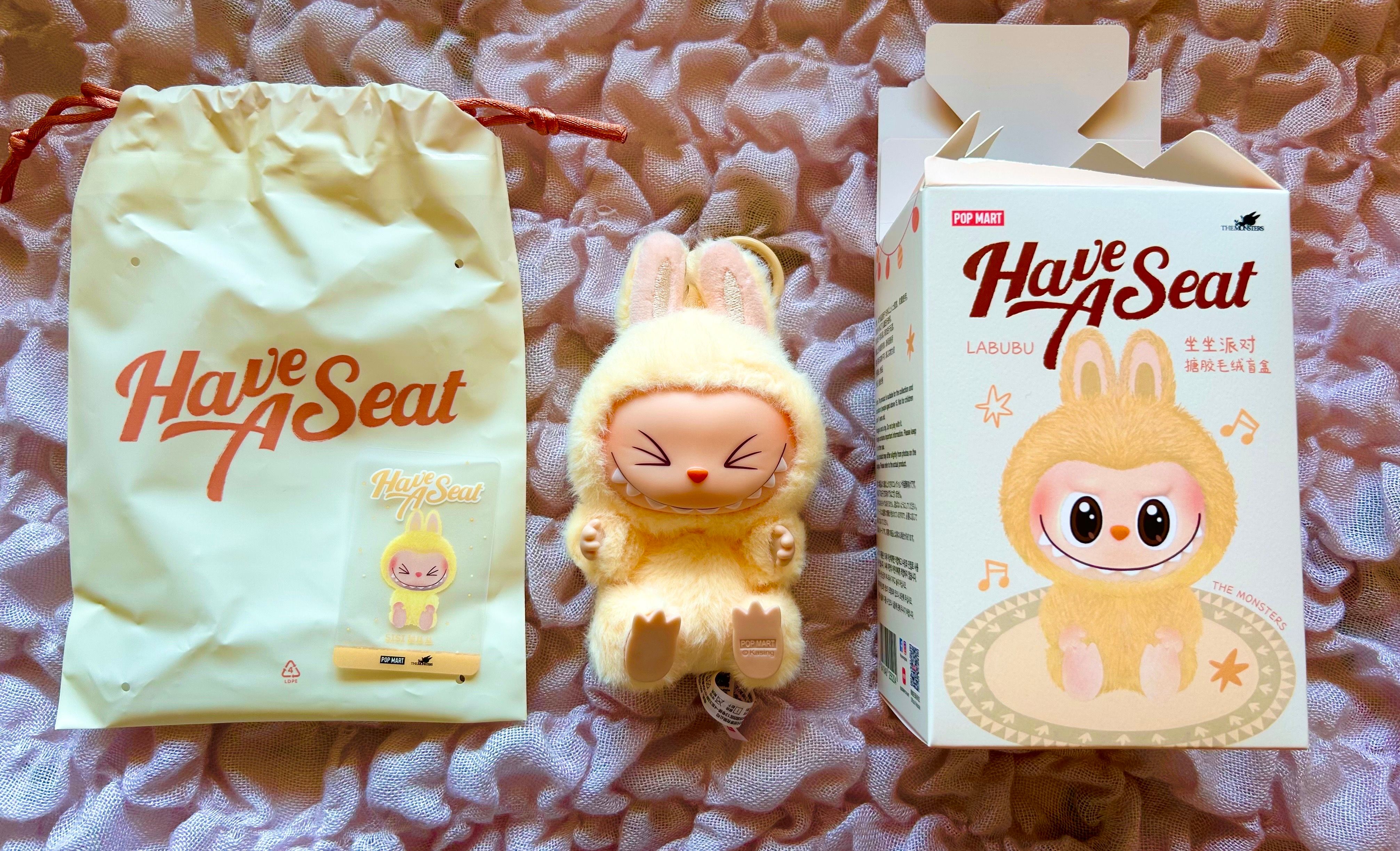 POP MART THE MONSTERS (LABUBU) Have a Seat Plush Series SISI