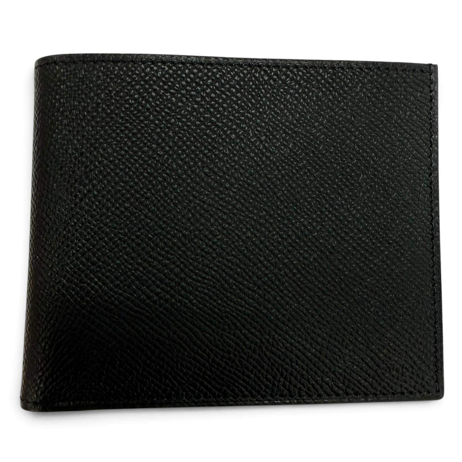 未使用品 エルメス 二つ折り財布 シチズン ツイル コンパクト ブラック