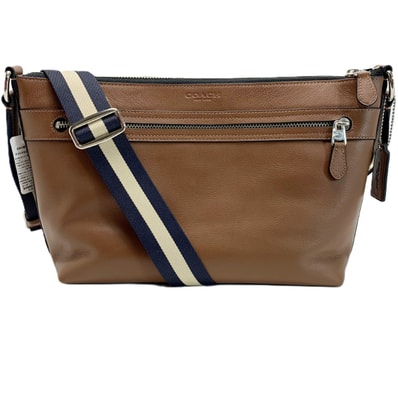 COACH コーチ ショルダーバッグ F54796 ブラウン メンズ レザー