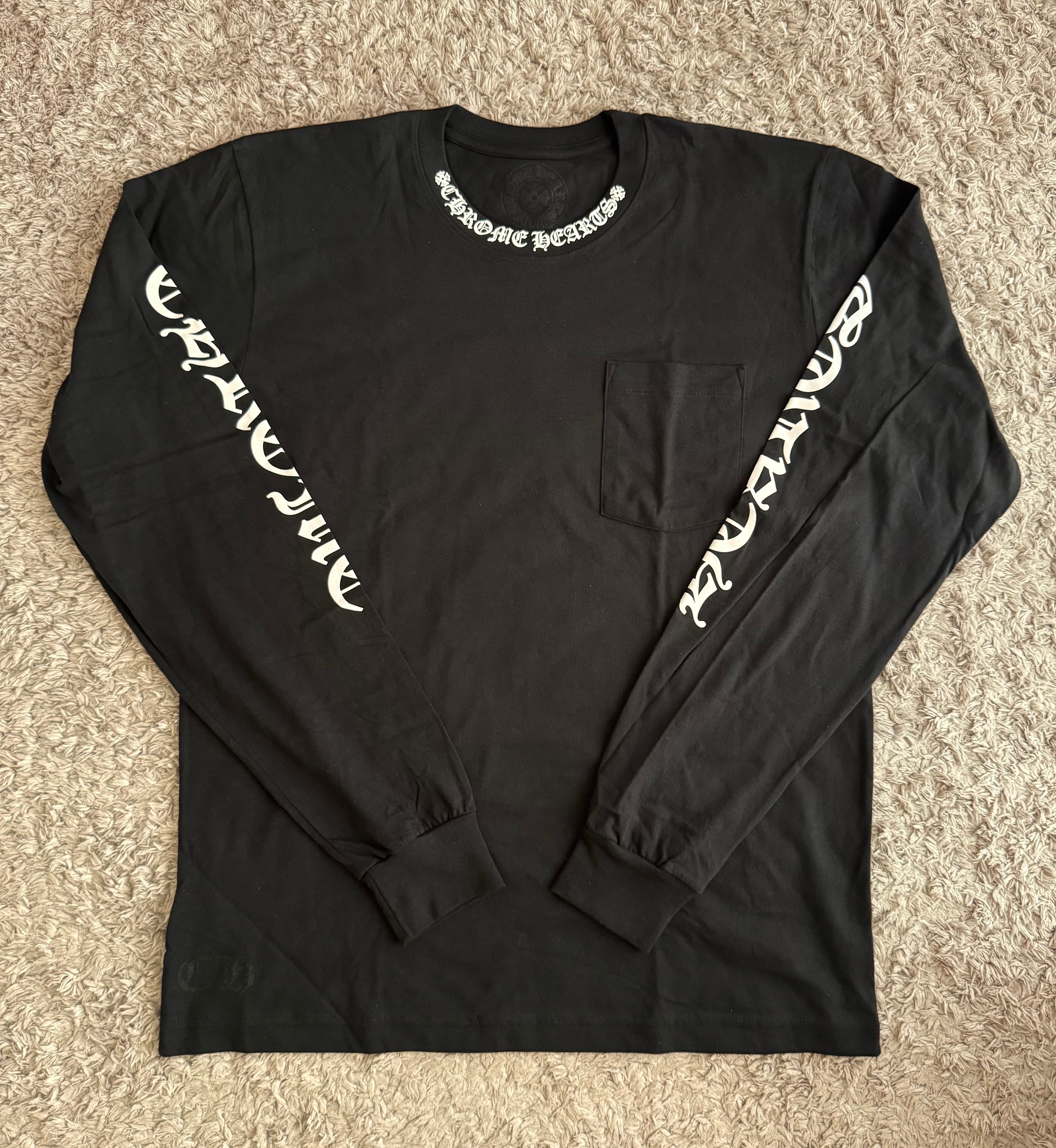 Chrome Hearts Neck Logo Long Sleeve Tee クロムハーツ ネックロゴ ロングスリーブTシャツ