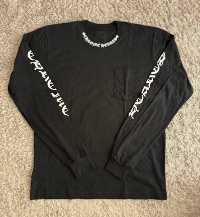 Chrome Hearts Neck Logo Long Sleeve Tee クロムハーツ ネックロゴ ロングスリーブTシャツ