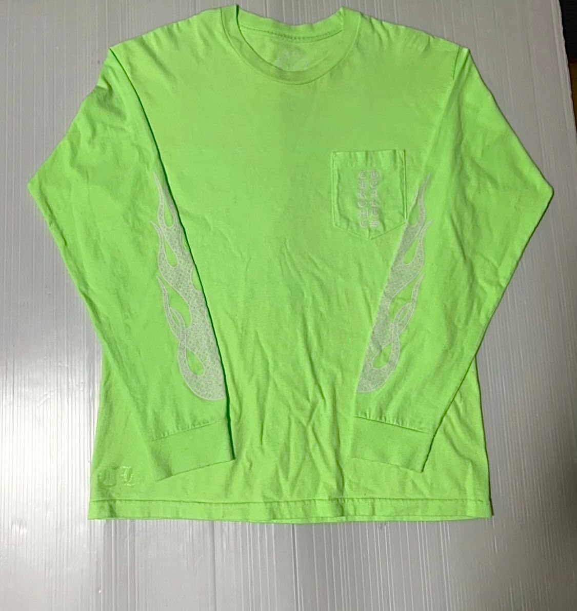 CHROME HEARTS  ネオンカラー ファイヤー ロンT