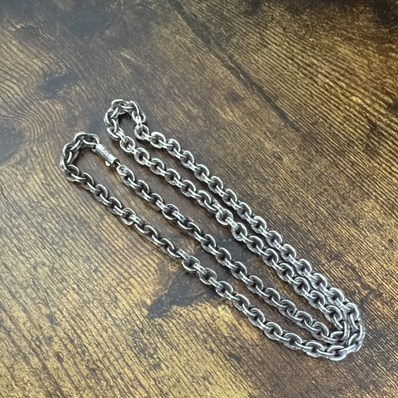 Chrome Hearts Paper Chain Necklace "Silver"