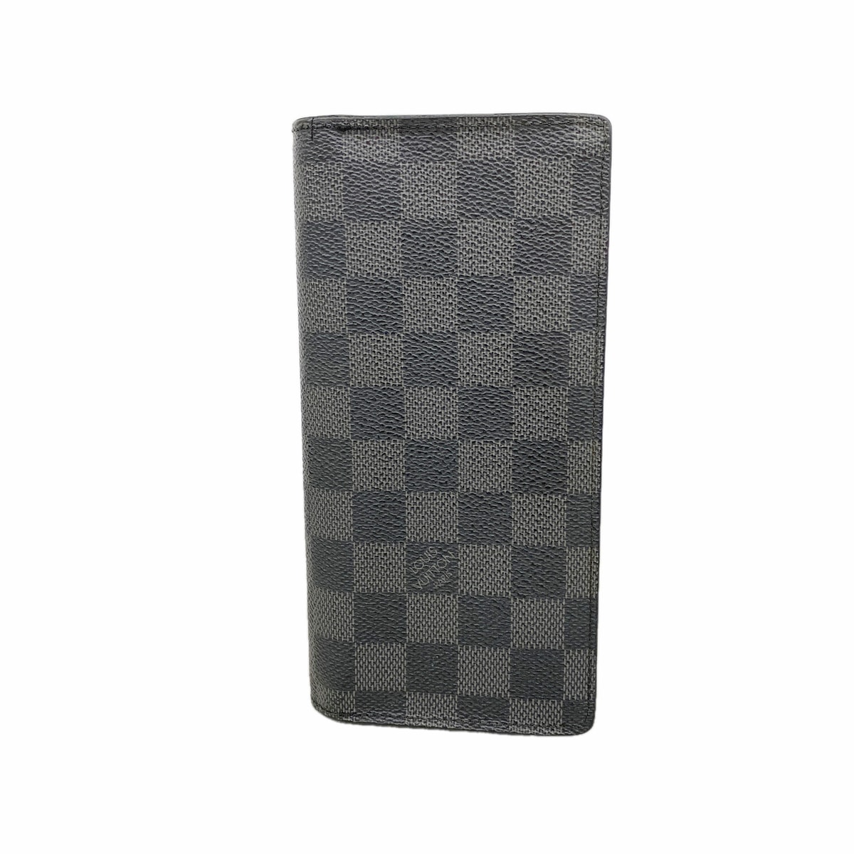 【6ic3866】ルイヴィトン 長財布 ダミエ・グラフィット ポルトフォイユブラザ N62665 ブラック【中古】メンズ